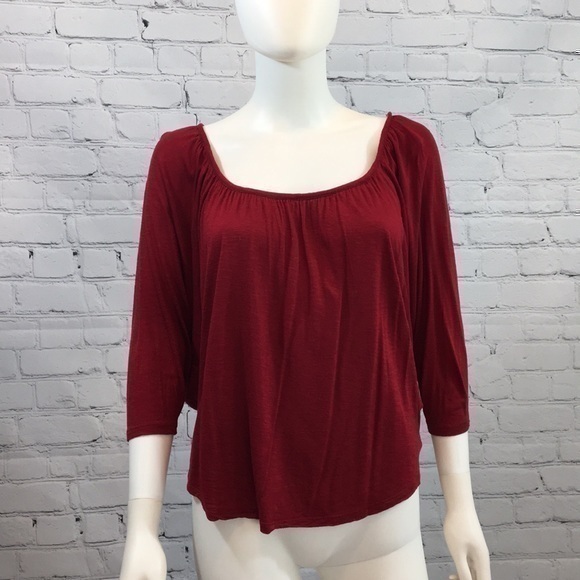 UEC Guess maroon oversized crop top XS - Picture 1 of 10